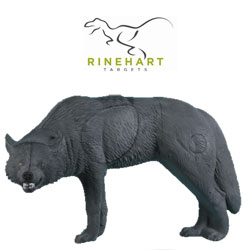 Rinehart Snarling Grey Wolf 3D Target