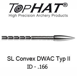 Tophat SL Convex DWAC Typ II .166"