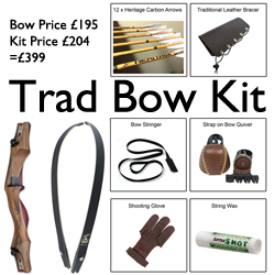 Oakridge Shade Morado Bow (black Limbs) & Kit